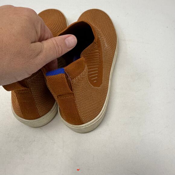 Rothy’s Women’s City Slip-On Sneakers Knit Rust Brown Size 7.5 Sustainable - Picture 9 of 14